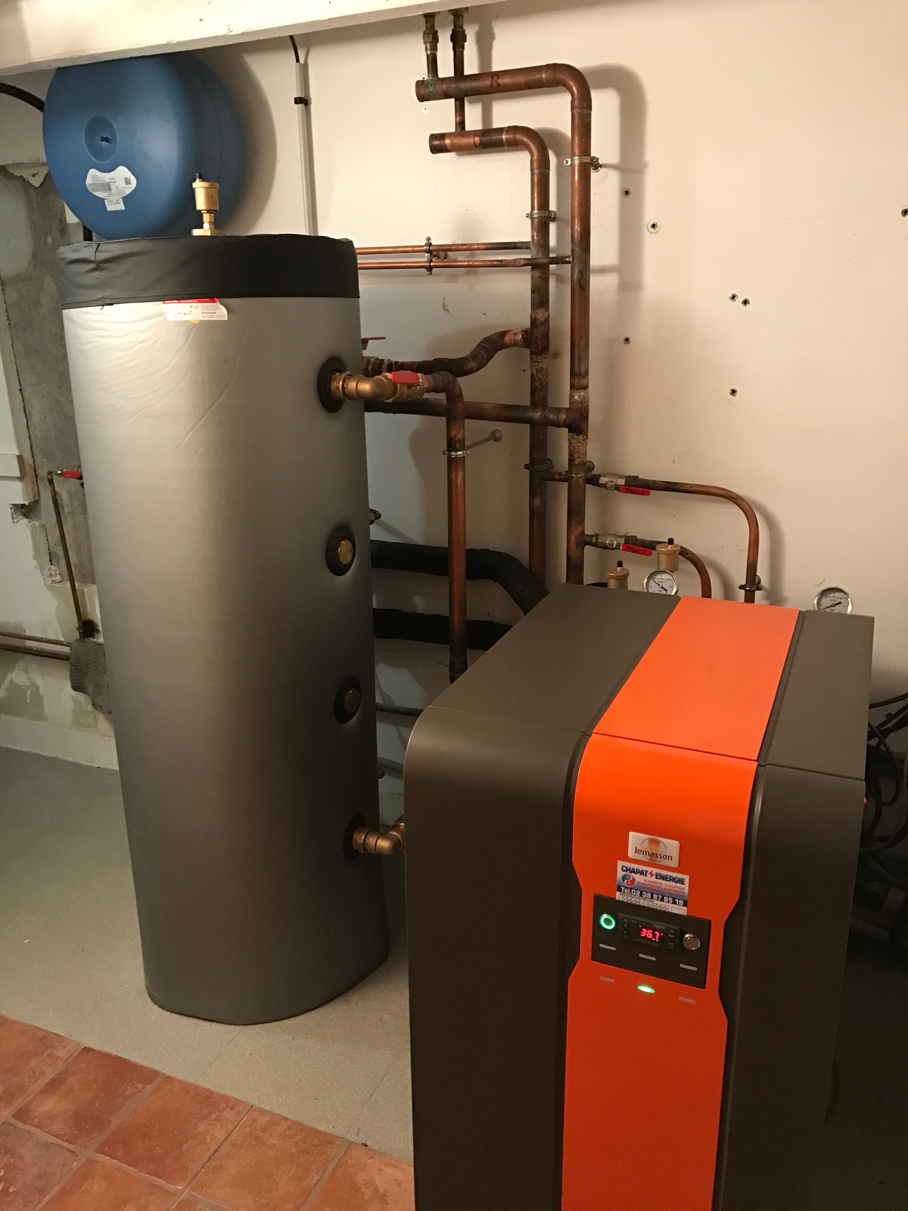 Installation d'une pompe à chaleur par CHAPAT Énergie